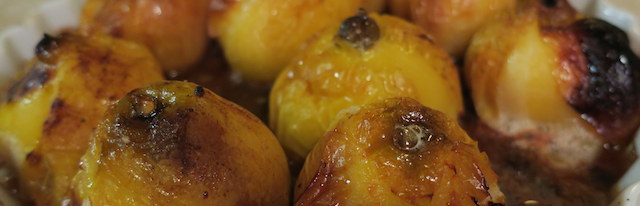 Baked quince. Photo Maria Fremlin